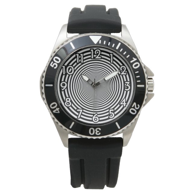 Montre cercles concentriques (devant)