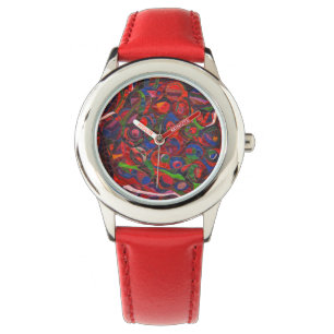 Montre Cercles rouges