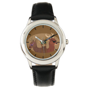 Montre Cerf portant des lunettes de soleil