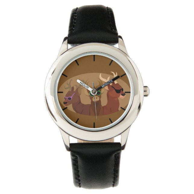 Montre Cerf portant des lunettes de soleil (devant)