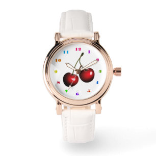 Montre Cerise Rouge Sucrée