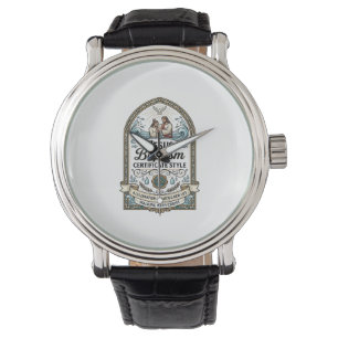 Montre Certificat de baptême de Jésus Style Certificat de