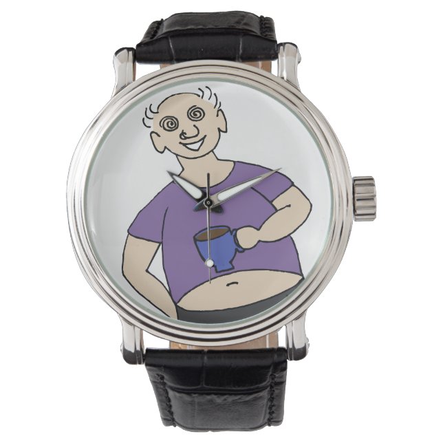 Montre C'est l'heure du café ! (devant)