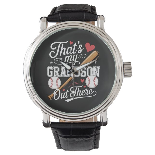 Montre C'est mon petit-fils là-bas Baseball (devant)