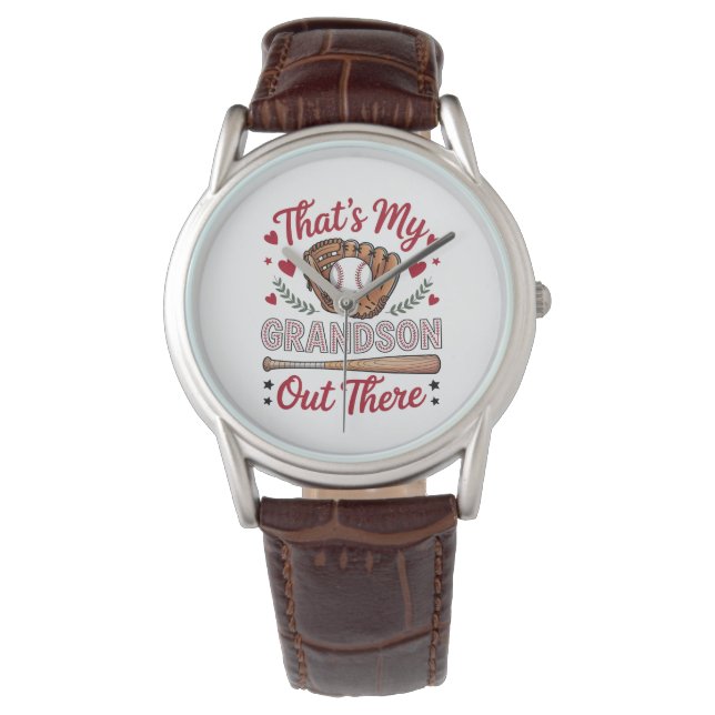 Montre C'est mon petit-fils là-bas Baseball Grand-mère  (devant)