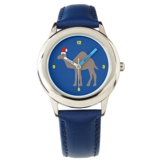 Montre Chameau de Noël mignon (devant)