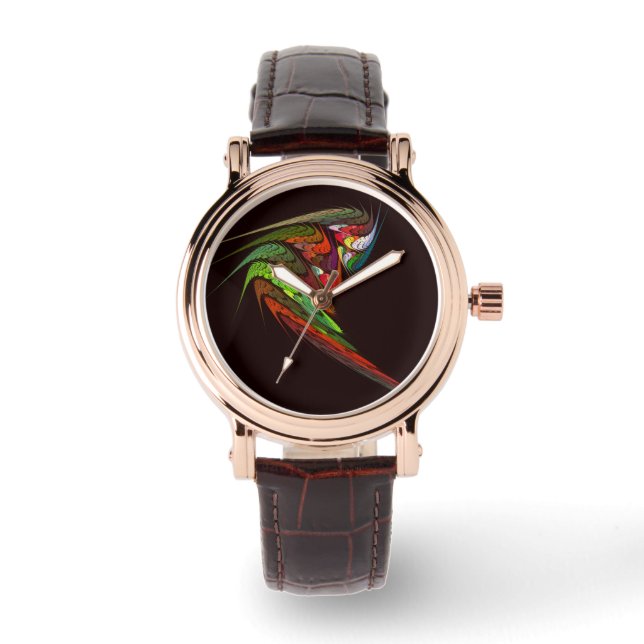 Montre Chameleon Art Abstrait (Recto)
