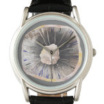 Montre Champagne<br><div class="desc">Aquarelle minimaliste d'un champignon dans des tons neutres de brun et de gris. Art original de Nic Squirrell. Parfait pour un chef, un serveur ou un cuisinier, ou pour un gars amusant !</div>