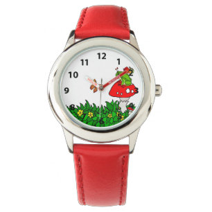 Montre Champignons et grenouilles