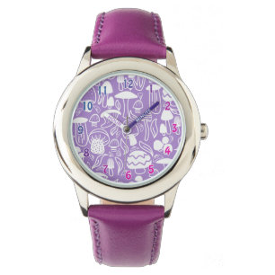 Montre Champignons Purple Girl