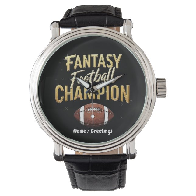 Montre Champion De Football Imaginaire Dominez Comme Un P (devant)