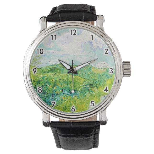 Montre Champs de blé vert, Van Gogh (devant)