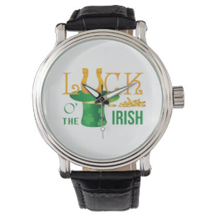 Montre Chance à la chaussure de cheval irlandaise et casq