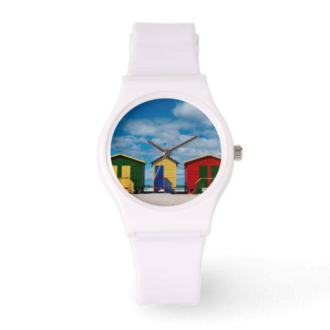 Montre Changement de décors. Plage de Muizenberg, Le Cap (Recto)
