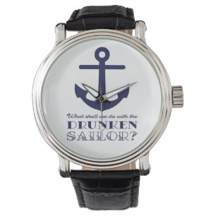 Montre Chanson de marins ivre navale drôle de marin