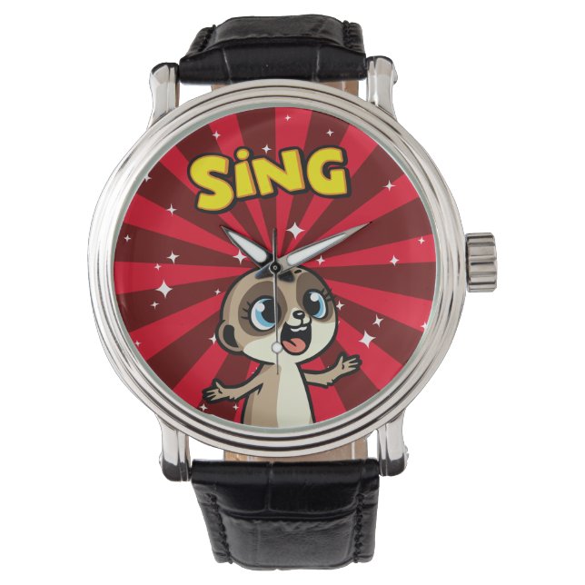 Montre Chanter Meerkat (devant)