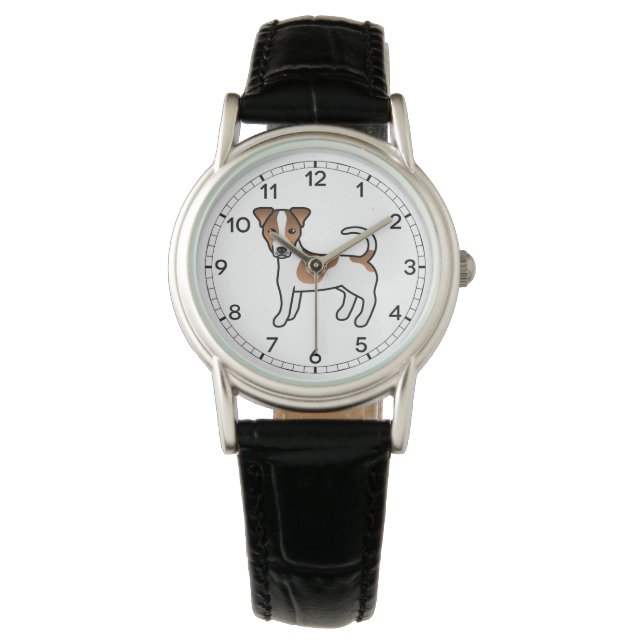 Montre Chapeau blanc et tan lisse Jack Russell Terrier Ch (devant)