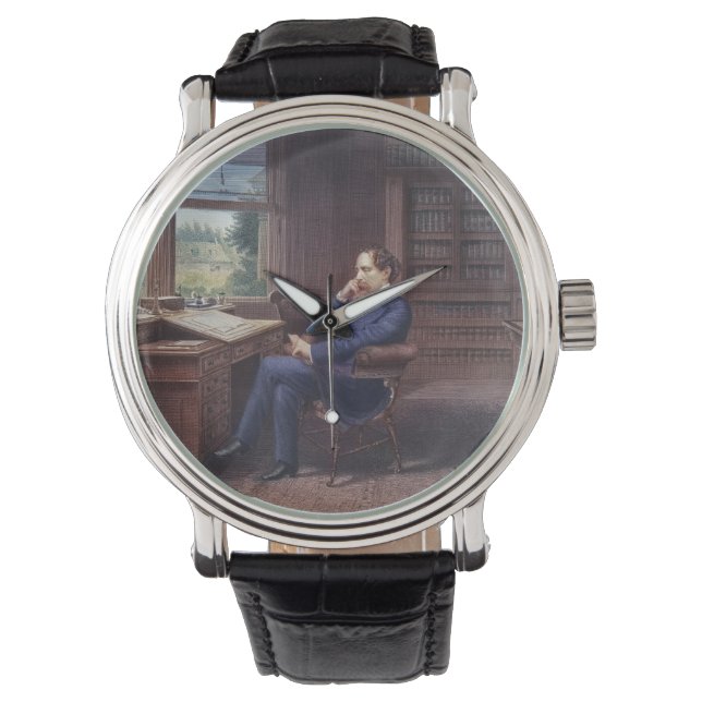 Montre Charles Dickens dans son étude (devant)