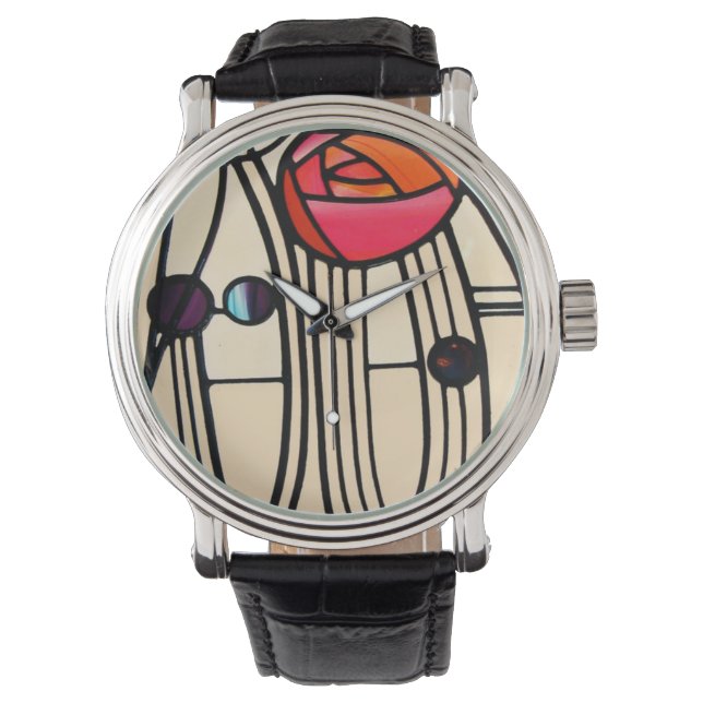 Montre Charles Rennie Mackintosh Vitrail (devant)