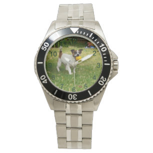 Montre Charlie The Fox Terrier Ball Play, Men Wrist Watch