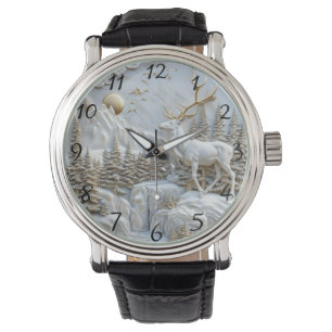 Montre Charme de Renne pour Noël
