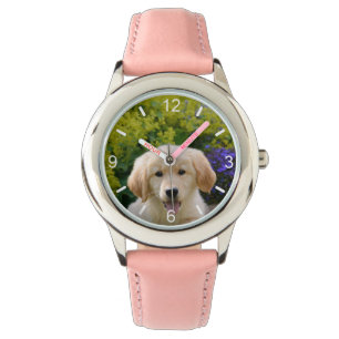Montre Charming Goldie Retriever Dog Puppy - cadran