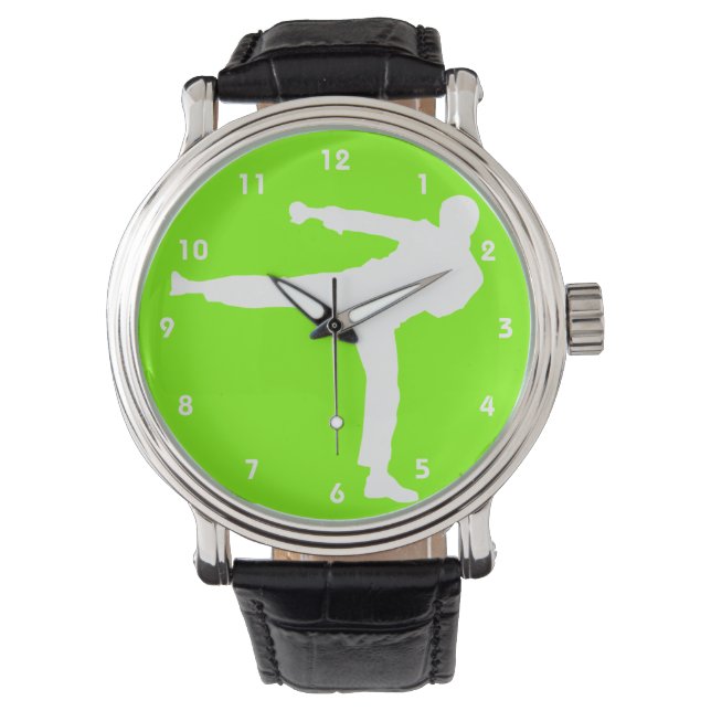Montre Chartreuse, Neon Green Arts Martiaux (devant)