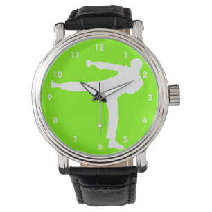 Montre Chartreuse, Neon Green Martial Arts