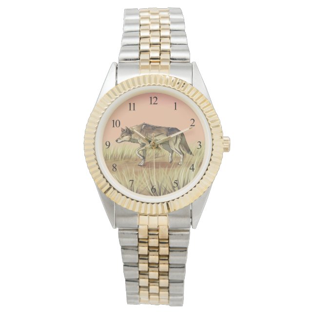 Montre Chasse au lever du soleil (devant)