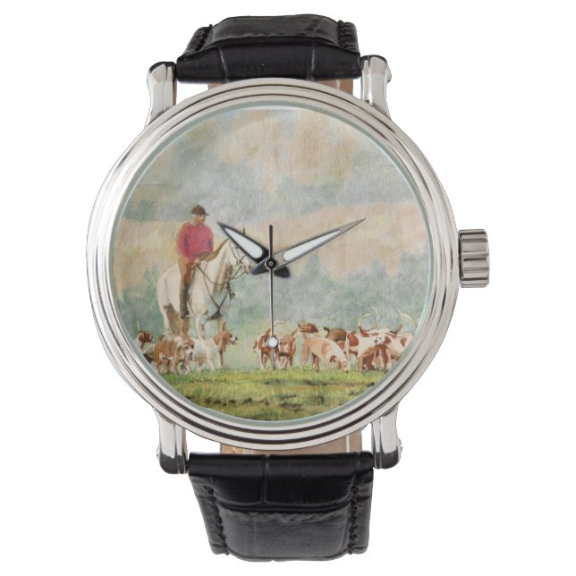 Montre Chasse au renard (devant)