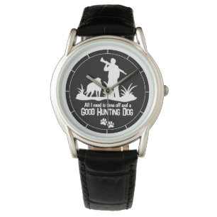 Montre Chasse Chien Citation Hommes Chasseur de fusils Mo