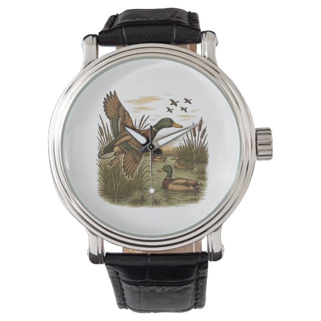 Montre Chasse-Rétro-Volant-Canerot-Colvert (devant)
