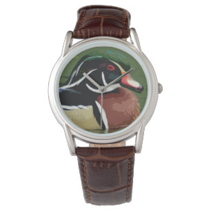 Montre Chasseur de canard, Montre Canard de bois