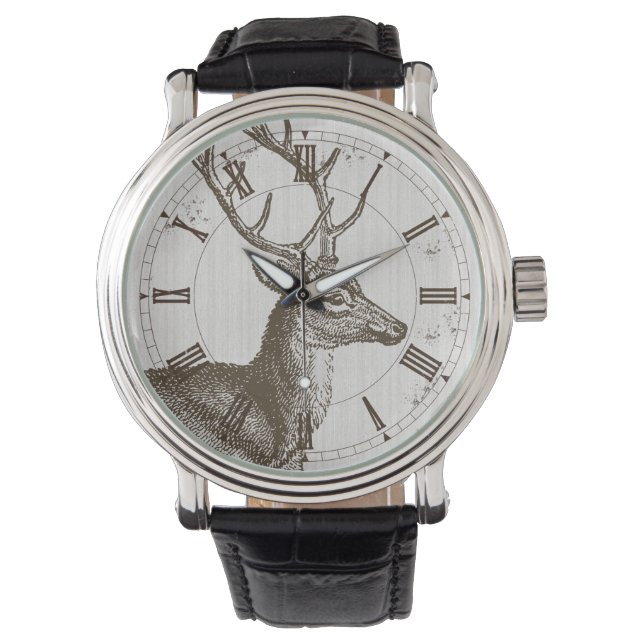Montre Chasseur de cerfs vintages (devant)