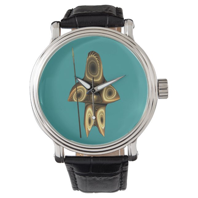 Montre Chasseur inuit fractal (devant)