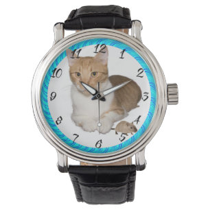 MONTRE CHAT AVEC SOURIS