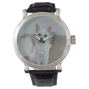 Montre chat blanc   Zazzle_Growshop.