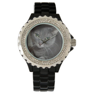 Montre Chat bleu russe