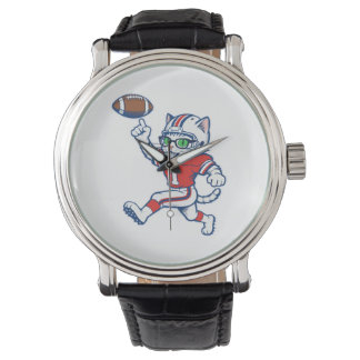 Montre Chat de foot drôle