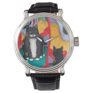 Montre Chat de graisse de Chambre d'amusement