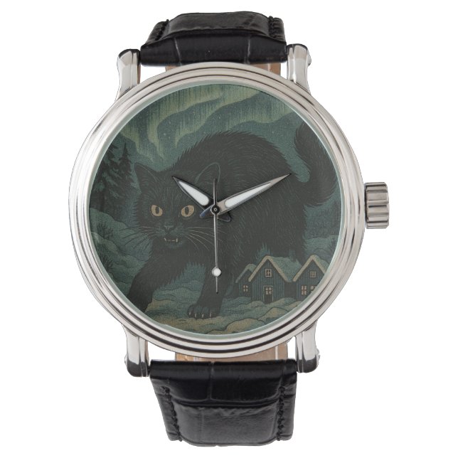Montre Chat de Noël islandais Yule (devant)