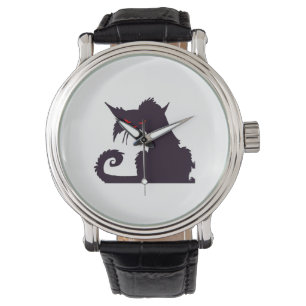 Montre Chat d'Halloween