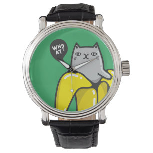 Montre Chat en banane