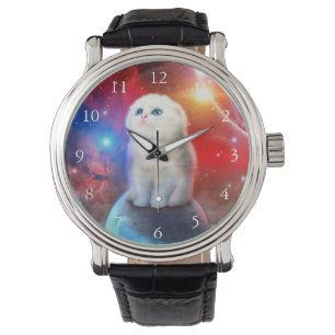 Montre Chat en train de pleurer dans l'espace
