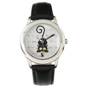 Montre Chat et souris avec des personnages de dessin amus
