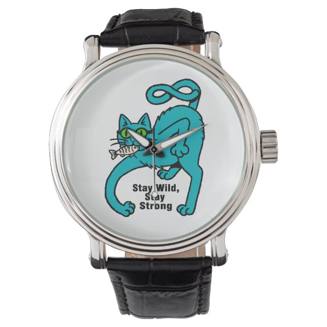 Montre Chat Expressif Excentrique (devant)