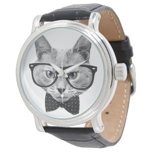 Montre Chat hippique vintage
