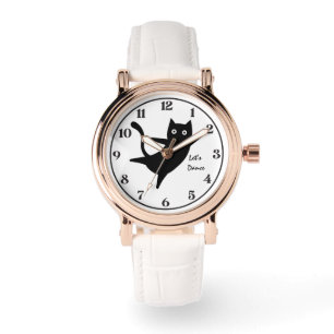Montre Chat Mignon, Chat Heureux, Dansons, Moderne, Simpl