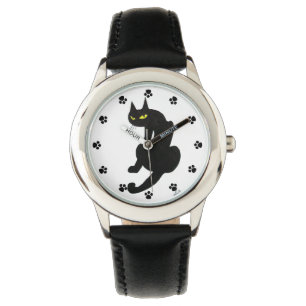 Montre CHAT NOIR NINJA Pws WRIST WATCH