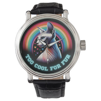 Montre Chat Sphynx Chat Chaton Chauve Trop Cool 